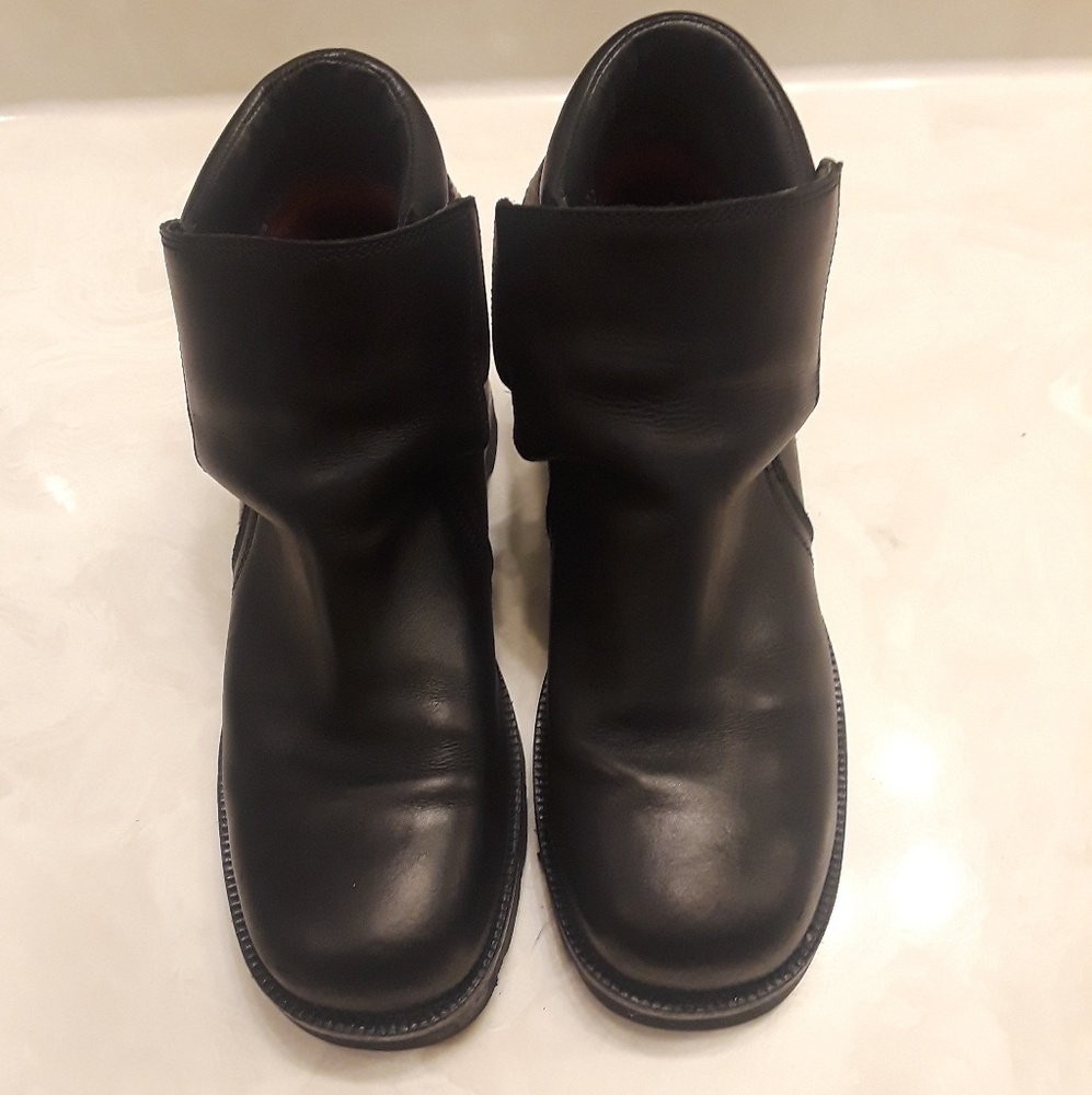 Durango Ankle Boots Leather Motorcycle Biker